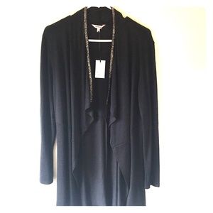 COPY - Juicy Couture Embellished Long Black Cardi…